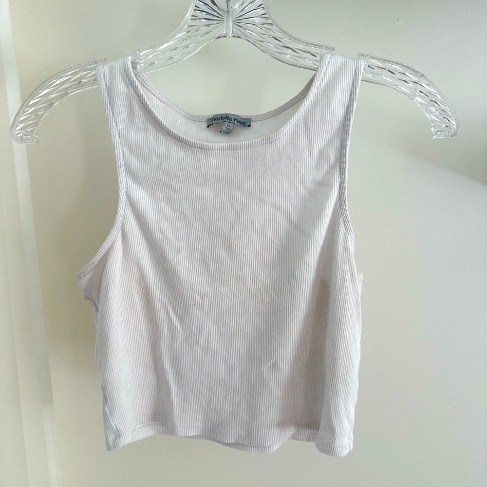 Charlotte Russe Cropped Tank Top